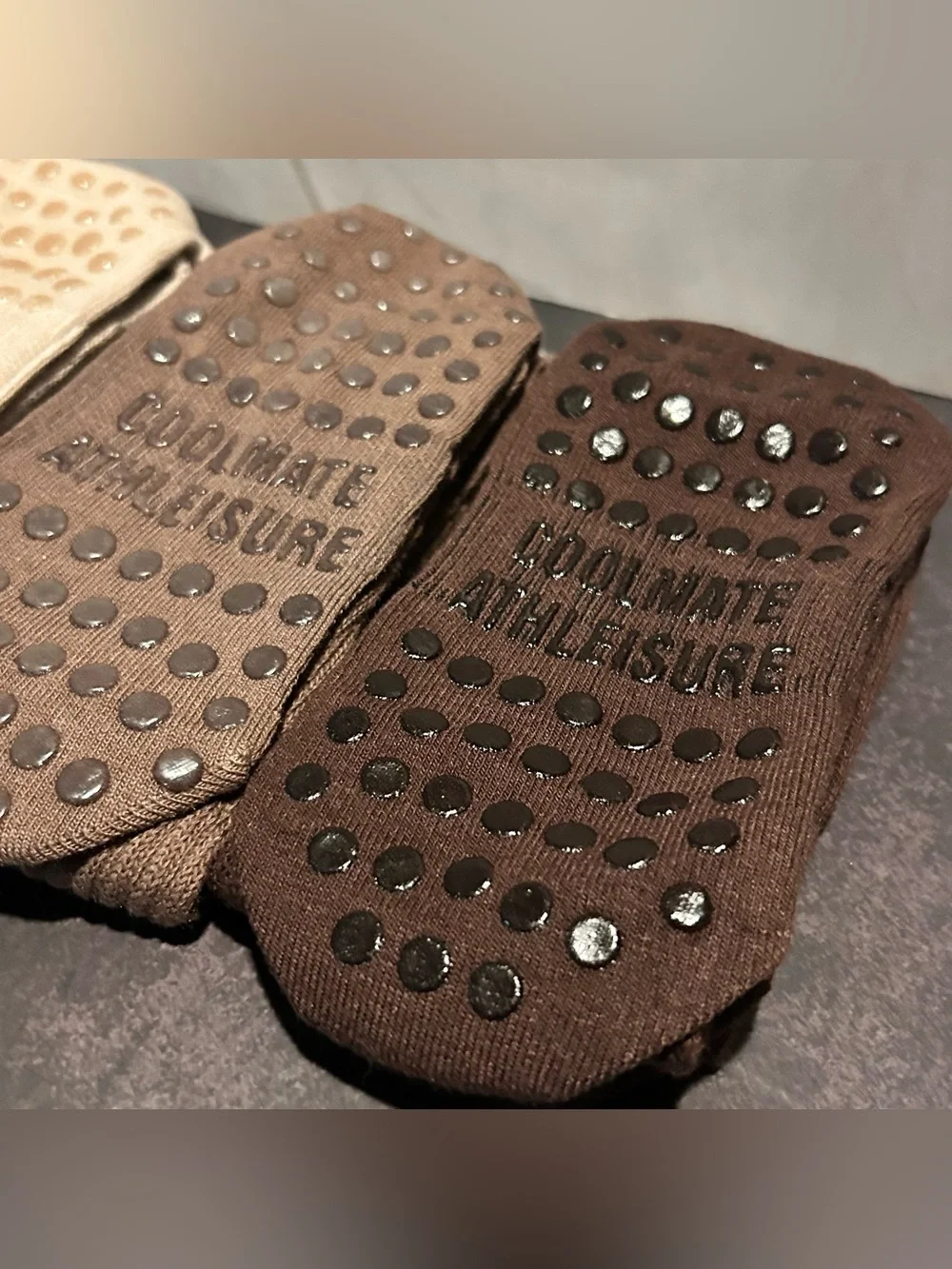 Coolmate’s Athleitc Non-Slip Grip Socks Set of Three